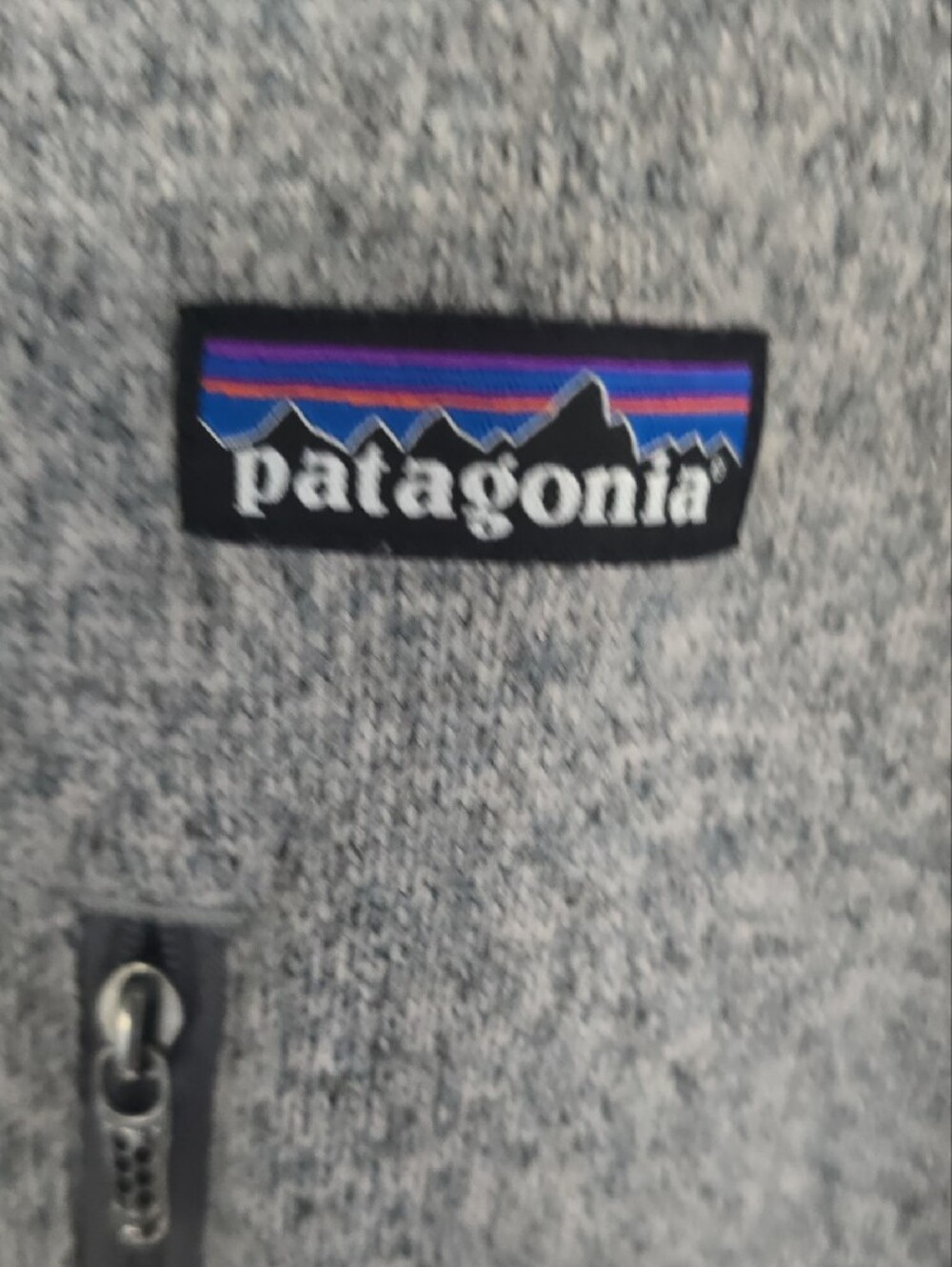Patagonia Men’s Light Gray Half-Zip Fleece Pullover - Picture 5 of 5